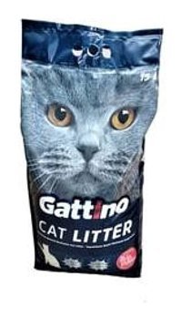 Gattino Bebek Pudralı İnce Taneli Bentonit Kedi Kumu 5x15 lt