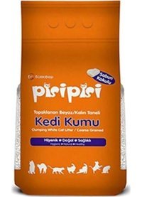 Pisipisi Sabun Kokulu Topaklanan Kalın Taneli Bentonit Kedi Kumu 5 kg