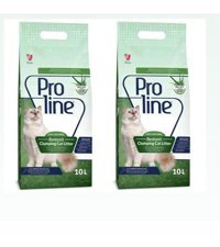 Pro Line Aloe Veralı Topaklanan İnce Taneli Bentonit Kedi Kumu 2x5 lt