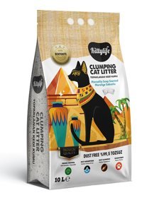 Kittylife Marsilya Sabunlu Topaklanan İnce Taneli Bentonit Kedi Kumu 10 lt