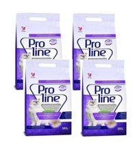 Pro Line Lavanta Kokulu Topaklanan İnce Taneli Bentonit Kedi Kumu 4x10 lt
