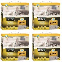 Reflex Klinik Topaklanan İnce Taneli Bentonit Kedi Kumu 4x6 lt