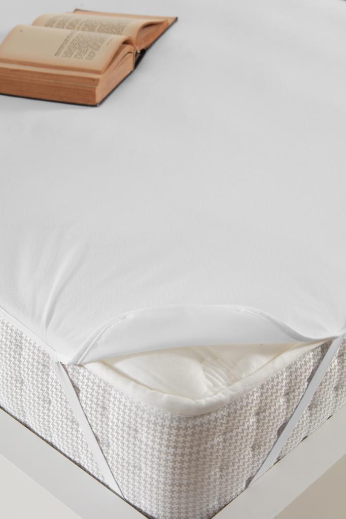 Decovilla Pamuk Lastikli Sıvı Geçirmez 200 x 200 cm Çift Kişilik Alez