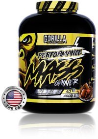 Gorilla Nutrition Performance Çikolata Aromalı 40 Servis Kilo Aldırıcı Gainer 4000 gr Toz