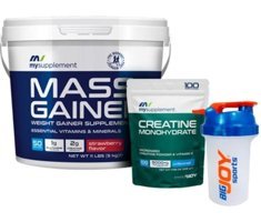 My Supplement Monohydrate Çilek Aromalı 50 Servis Kilo Aldırıcı Karbonhidrat 5000 gr Toz