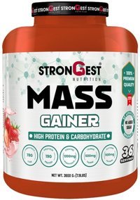 Strongest Çilek Aromalı 36 Servis Kilo Aldırıcı Gainer 3600 gr Toz