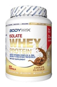 Bodymax Whey Protein Isolate Kurabiye Aromalı 32 Servis Kas Yapıcı Karbonhidrat 960 gr Toz