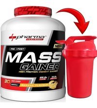 Pharma Nutrition Muz Aromalı 30 Servis Kilo Aldırıcı Gainer 3300 gr Toz + Shaker Hediye
