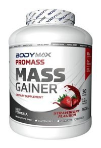 Bodymax Masstech Çilek Aromalı 30 Servis Kas Yapıcı Gainer 3600 gr Toz