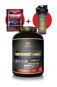 Onyx Nutrition Mechanic Çikolata Aromalı 40 Servis Kas Yapıcı Gainer 4000 gr Toz