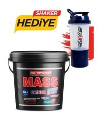 Nutripower Çilek Aromalı 50 Servis Kas Kilo Gainer 5000 gr Toz