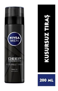 Nivea Men Deep Dimension Kusursuz 200 ml Tıraş Jeli