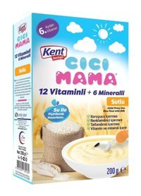 Kent Boringer Cici Mama 12 Vitamin 6 Mineralli Tahılsız Pirinç Unlu Kaşık Maması 200 gr