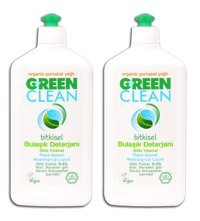 Green Clean Bitkisel Portakal Yağı Kokulu Organik Sıvı El Bulaşık Deterjanı 2x500 ml