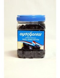 Aydoğanlar 261-290 Kalibre Tuzlu Salamura Siyah Zeytin Pet Kavanoz 900 gr