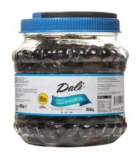 Dali 261-290 Kalibre Tuzlu Salamura Gemlik Siyah Zeytin Pet Kavanoz 2x850 gr