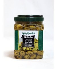 Aydoğanlar Çekirdeksiz Tuzlu Salamura Izgara Yeşil Zeytin Pet Kavanoz 900 gr