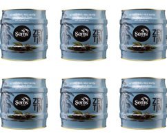 Şems Zeytin Az Tuzlu Sele Siyah Zeytin Teneke 6x2 kg