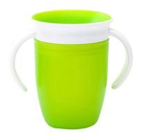 Yystore Boğulma Önleyici Akıtmaz Kulplu 240 ml Alıştırma Bardağı Yeşil