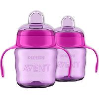 Philips Avent Kulplu 6+ Ay 2x200 ml Alıştırma Bardağı Mor - Pembe