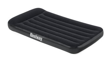 Bestway Tritech Airbad Katlanır Elektrikli Kamp Tek Kişilik Şişme Yatak Siyah
