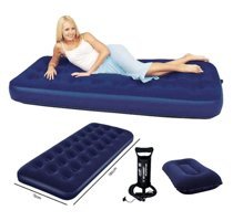 Bestway BW 121 Katlanır Ev Tipi Tek Kişilik Şişme Yatak Lacivert