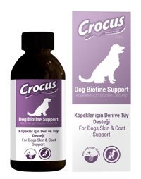 Crocus Dog Biotine Support B Vitamini Tüy Sağlığı İçin 100 ml Sıvı Köpek Vitamini