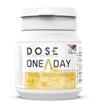 Dose One A Day Multivitamin Hamile Köpekler Kemik Eklem Tüy Sağlığı İçin 30 Adet Tablet Köpek Vitamini