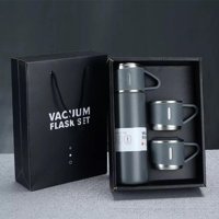Refox Çelik 500 ml Set Termos Gri