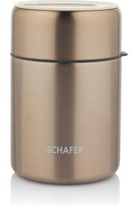 Schafer Iron Man Çelik 800 ml Yemek Outdoor Termos Altın