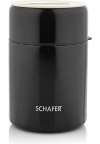 Schafer Iron Man Çelik 800 ml Yemek Outdoor Termos Siyah