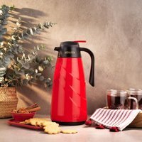 Schafer Kitchenhouse Mimoza Plastik 1.5 lt Çaydanlık Outdoor Termos Kırmızı