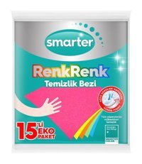 Smarter Renkrenk 15'li Temizlik Bezi