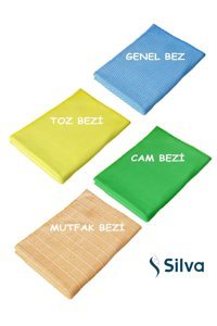 Silva Mikrofiber 4'lü Temizlik Bezi
