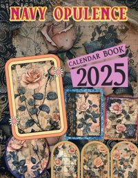 Navy Opulence Calendar Book 2025Jan To Dec 2025 Including 12 Photography For Adults With Vintage Luxury, Eco Friendly, Thick Sturdy Paper For Planning, Ideal Gift For Everyone Horton, Khalid Independently Publıshed