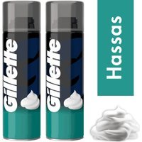 Gillette Seyahat Boyu Hassas Ciltler İçin Tıraş Köpüğü 2x200 ml
