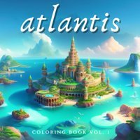Atlantis Coloring Bookmythical Lost Civilization Of Atlantis Colouring Book Pages, Two Fun Guys Independently Publıshed