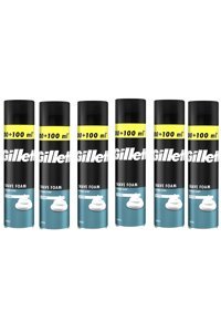 Gillette Seyahat Boyu Hassas Ciltler İçin Tıraş Köpüğü 6x300 ml