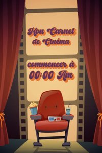 Mon Carnet De Cinmacahier Pour Crire Les Critiques Cinmatographiques Des Films Vus - Journal D'Valuation Personnelle Des Films Prfrs - Cadeau Pour Les Cinphiles (French Edition) Charrad, Anis Independently Publıshed