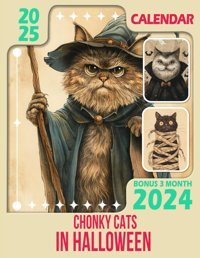 Chonky Cats In Halloween Calendar 202515 Months From Oct 2024 To Dec 2025 For Organizing & Planning With The Vintage Animal For Adults| Perfect Gift For Birthday, All Holiday Cummings, Joao Independently Publıshed