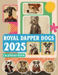 Royal Dapper Dogs Calendar Book 2025365 Days From Jan To Dec 2025, With 12 Photography Vintage Animal For Adults| Perfect For Vintage Animal Lover To Planning And Organizing Bean, Khadijah Independently Publıshed