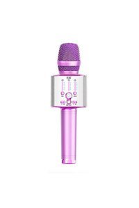 Soaiy MC1 USB AUX Bluetooth Kablosuz El Mikrofonu Mor