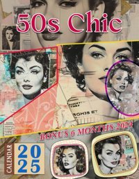 50S Chic Calendar 202518 Months From Jul 2024 To Dec2025 For Organizing & Planning| Perfect Gift For Birthday, All Holiday| Perfect For Vintage Lover Lawrence, Keziah Independently Publıshed