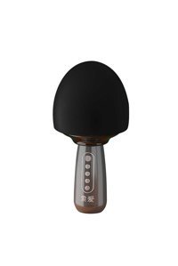 Soaiy MC15 Dinamik USB AUX Bluetooth Kablosuz El Mikrofonu Gri