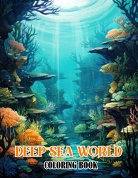 Deep Sea World Coloring Bookstep İnto A World Of Aquatic Marvels With 30 Entertaining Pages, Unveiling The Allure Of The Deep Sea World In Every Shade. Keller, Julia Independently Publıshed