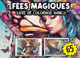 Fes Magiques - Livre De Coloriage Avanclivre De Coloriage Xxl - Des Fes Magiques Au Design Dtaill, Avec Des Modles De Coloriage Sur Chaque Double Page (French Edition) Empunkt, Isabell Independently Publıshed