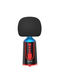 Soaiy MC11 Condenser USB AUX Bluetooth Kablosuz El Mikrofonu Siyah
