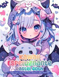 Libro De Colorear Kawaii Espeluznante Pastel Gothlindas Pginas De Colorear Gticas De Horror Espeluznante Para Adultos Y Adolescentes, Alivio De La Ansiedad Cozart, Lauren Independently Publıshed