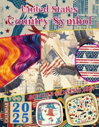 United States Country Symbol Calendar Jul 2024 To Dec 2025, Bonus 6 Months 2024, Inspiring Vintage Country To Celebrate Great Gift For Organizing & Planning Rivas, Cleo Independently Publıshed