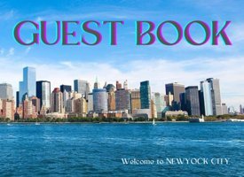 Guest Bookwelcome To New Yock Cıtyvisitor Guest Book / Sign In Log Book For Vacation Rentals, Airbnb, Vrbo, Bed & Breakfast, Beach House, Guest Beach House Coastal Ocean Theme 8.25 X 6 İnch Excel, Bees Independently Publıshed